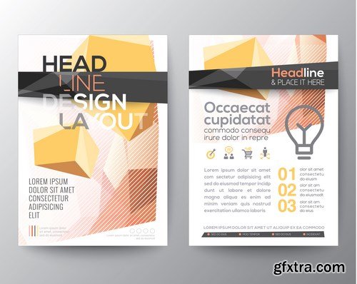 Design Flyer & Corporate Brochures 22 - 25xEPS