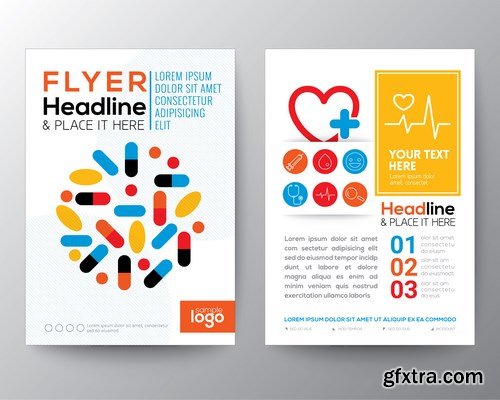 Design Flyer & Corporate Brochures 22 - 25xEPS