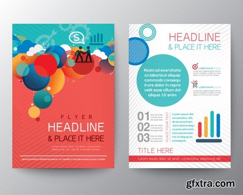 Design Flyer & Corporate Brochures 22 - 25xEPS