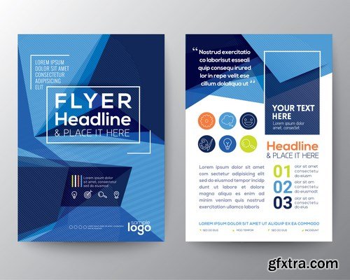 Design Flyer & Corporate Brochures 22 - 25xEPS