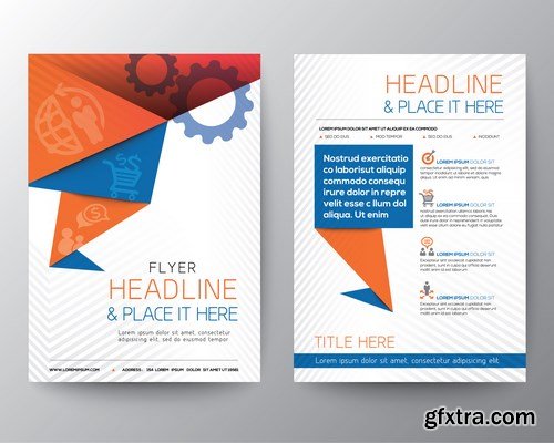 Design Flyer & Corporate Brochures 22 - 25xEPS