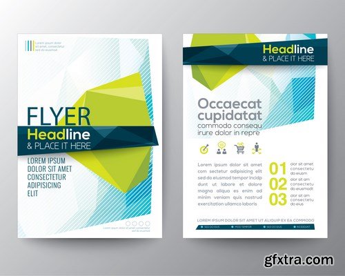 Design Flyer & Corporate Brochures 22 - 25xEPS