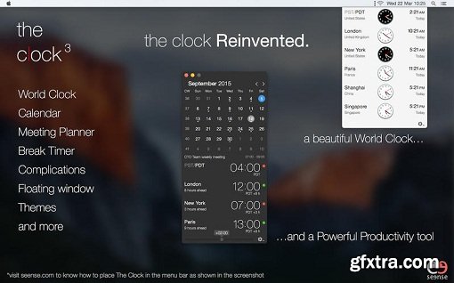 The Clock - The Best World Clock 3.0.1 (Mac OS X)