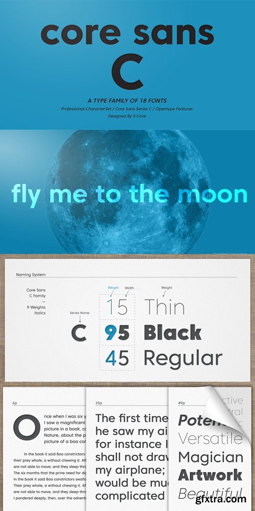 Core Sans C Font Family $140