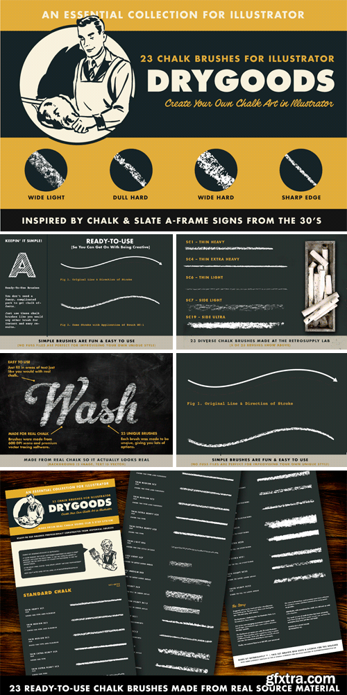 CM 381739 - DryGoods | Chalk Brushes for AI