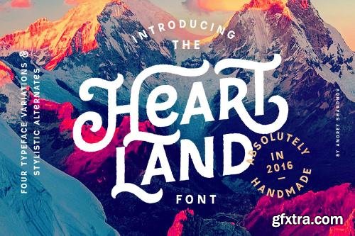 CreativeMarket Heartland Font 626521