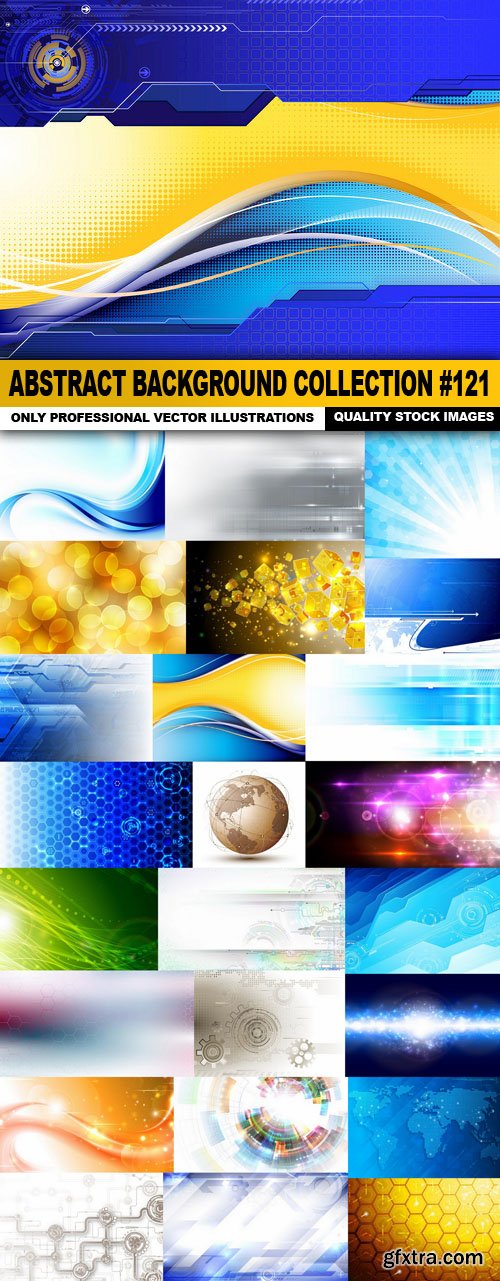 Abstract Background Collection #121 - 25 Vector