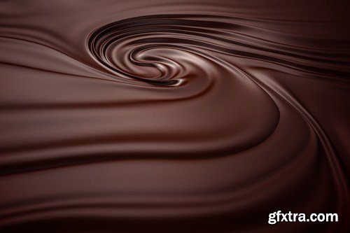 Chocolate swirl background 8X JPEG