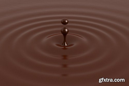 Chocolate swirl background 8X JPEG