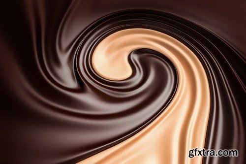 Chocolate swirl background 8X JPEG