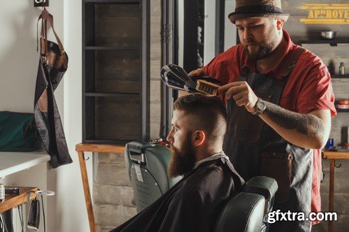 Hipster Barber - 15x JPEGs