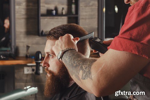 Hipster Barber - 15x JPEGs