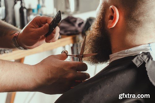 Hipster Barber - 15x JPEGs