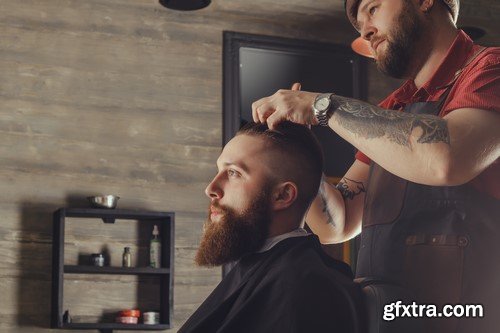 Hipster Barber - 15x JPEGs