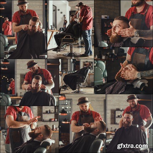 Hipster Barber - 15x JPEGs