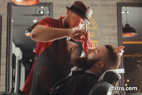 Hipster Barber - 15x JPEGs