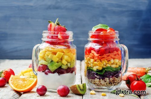 Rainbow Salads - 25x JPEGs