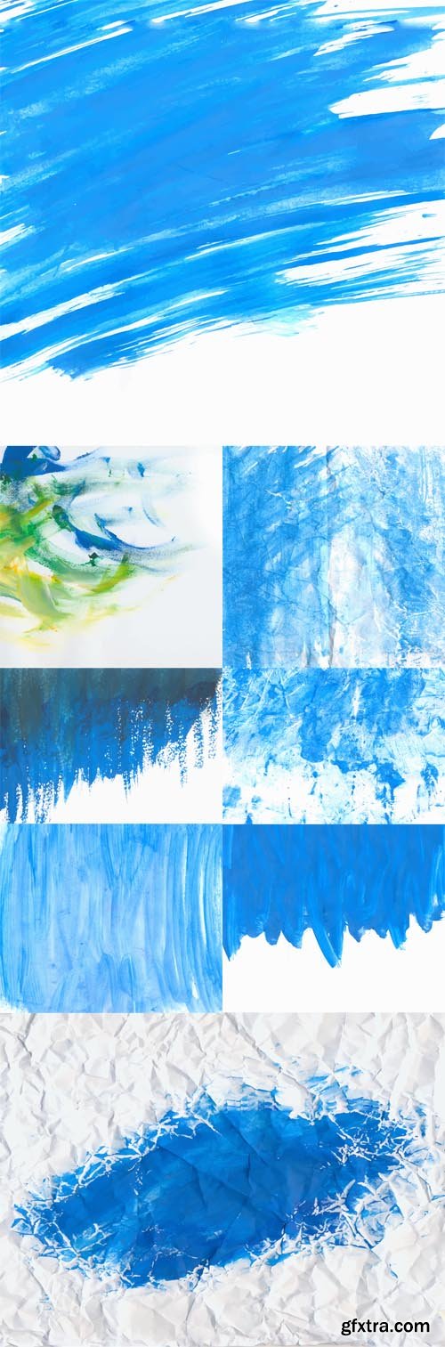 Vector Set - Abstract Acrylic Paint Backgrounds