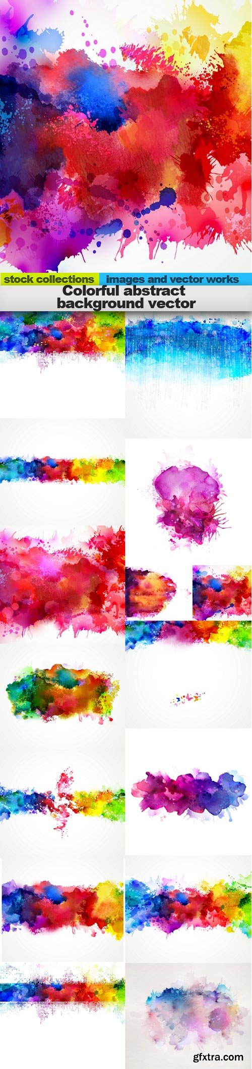 Colorful abstract background vector, 15 x EPS