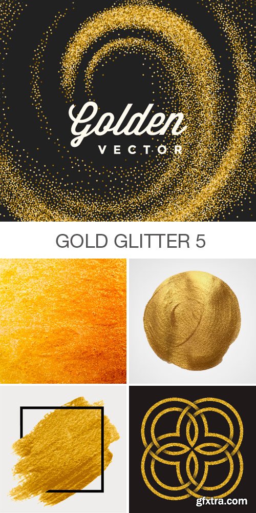 Amazing SS - Gold Glitter 5, 25xEPS