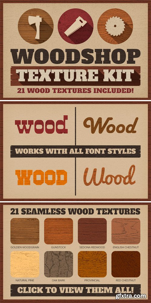 CM 197615 - Woodshop Texture Kit