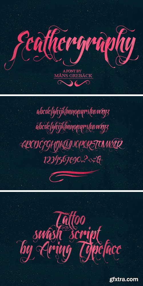 Feathergraphy Font Family