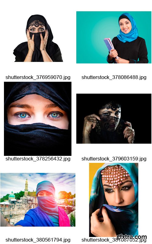 Amazing SS - Arabic Girl Portrait, 25xJPG