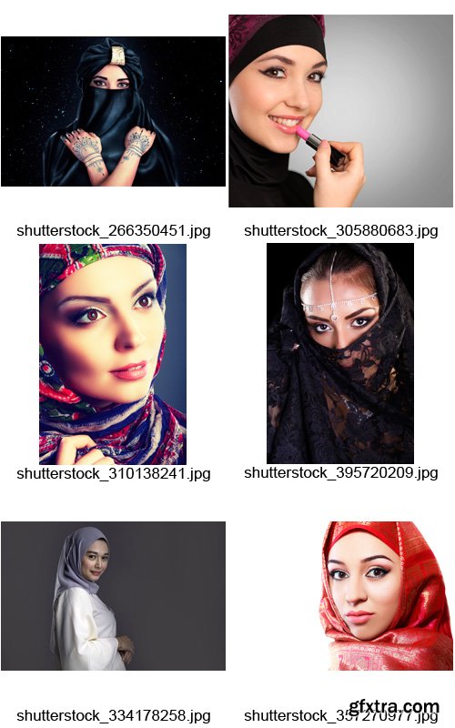 Amazing SS - Arabic Girl Portrait, 25xJPG