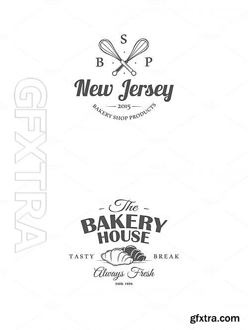 CM - 17 Bakery logos templates 622401