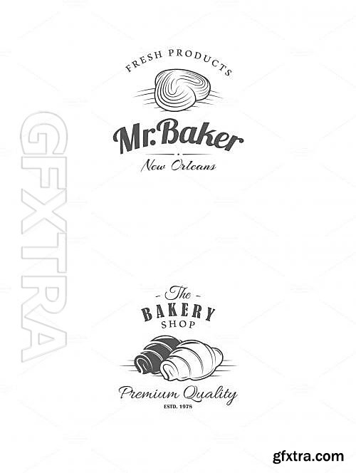 CM - 17 Bakery logos templates 622401