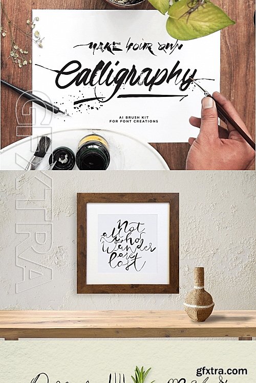 CM - DIY Calligraphic Brush Kit 610281