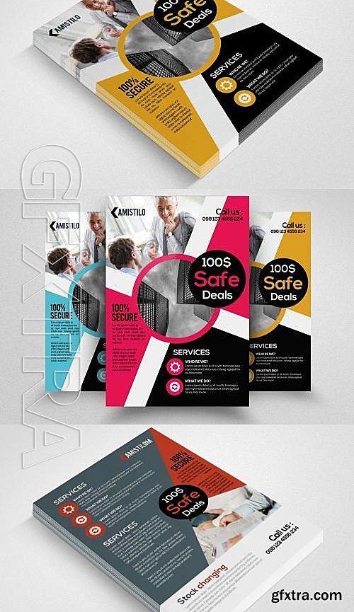 CM - 6 Business Corporate Flyer Bundle 625885