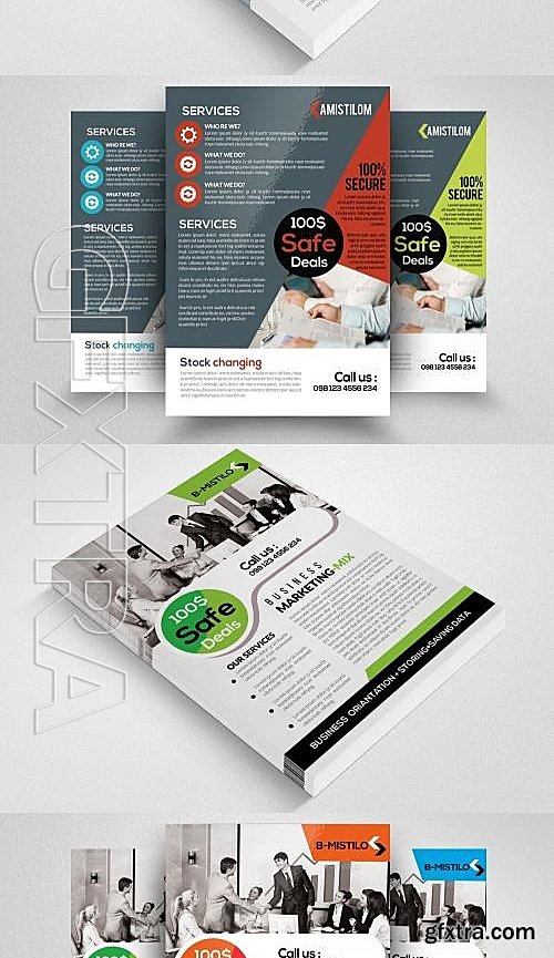 CM - 6 Business Corporate Flyer Bundle 625885