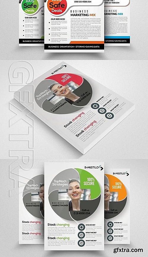 CM - 6 Business Corporate Flyer Bundle 625885