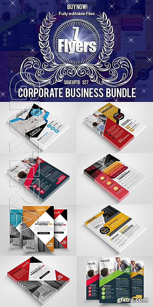 CM - 7 Business Corporate Flyer Bundle 625866