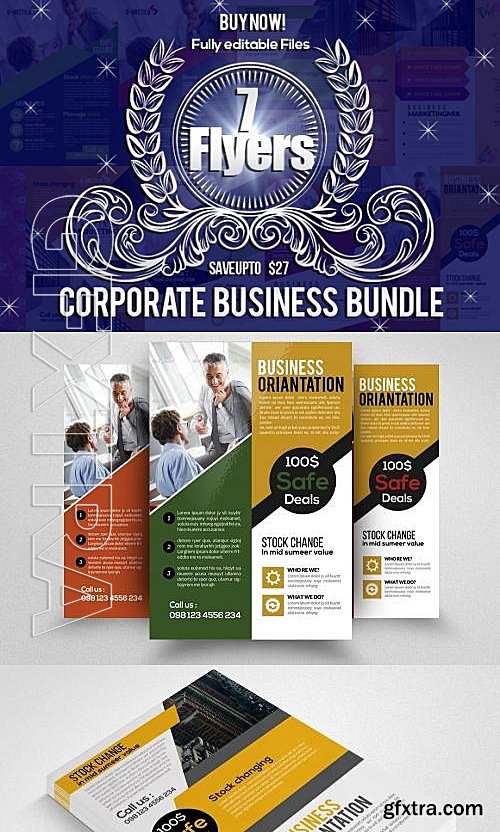 CM - 7 Business Corporate Flyer Bundle 625866