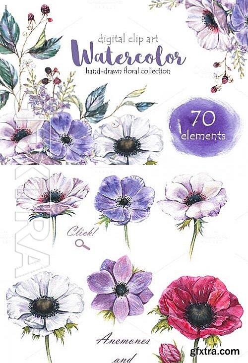 CM - Watercolor Floral Pack 626592