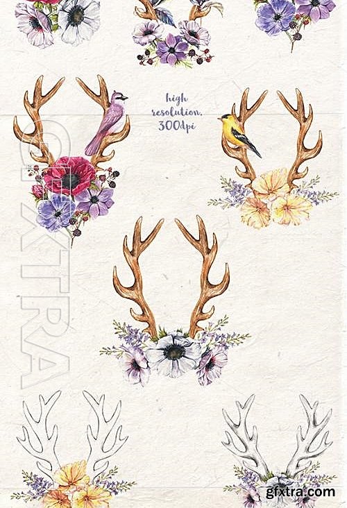 CM - Watercolor Floral Pack 626592