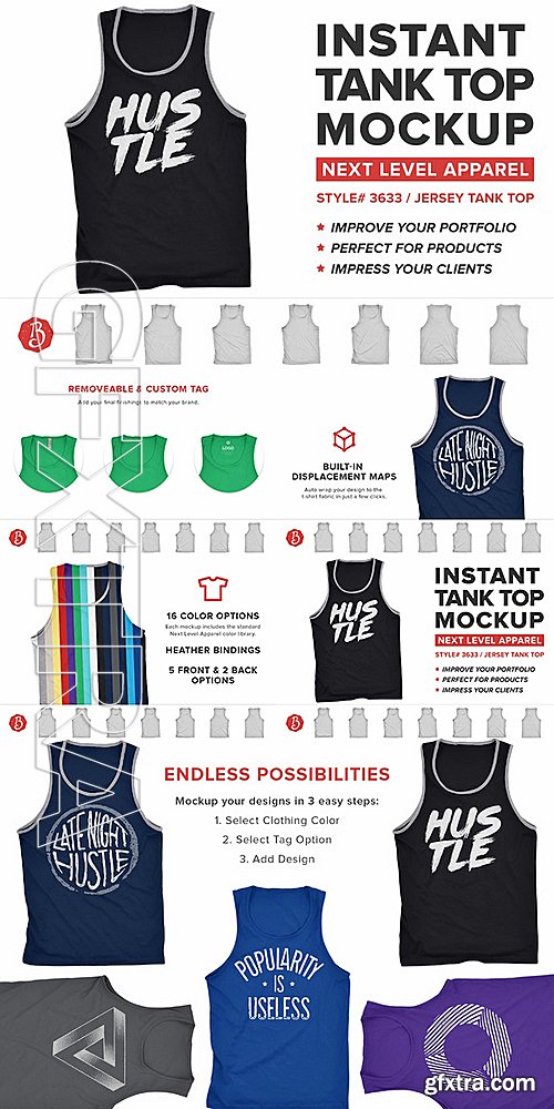 CM - Next Level 3633 Tank Top Mockups 631776