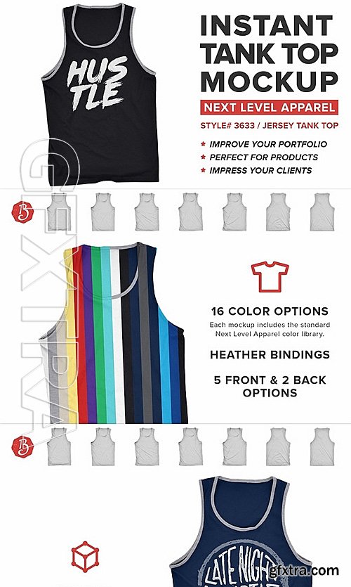 CM - Next Level 3633 Tank Top Mockups 631776