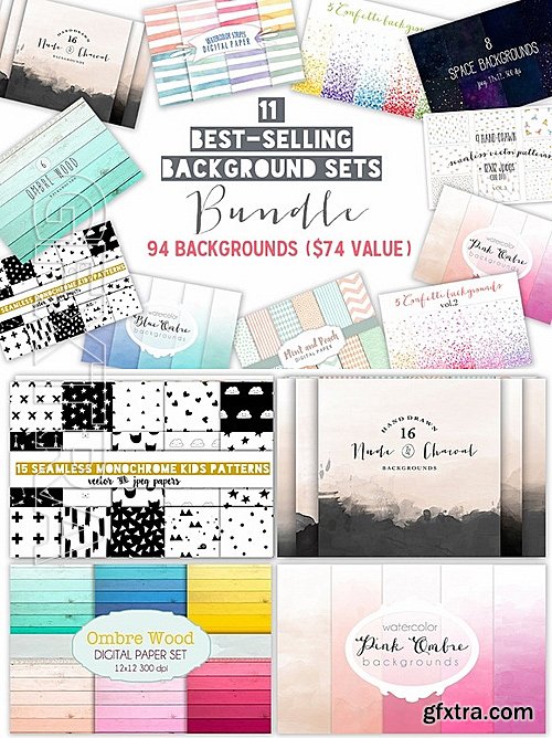 CM - Best-selling backgrounds Bundle 637731