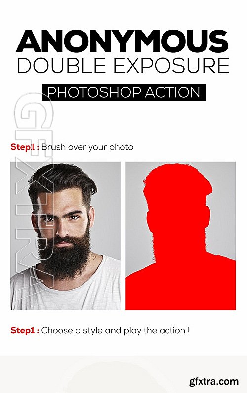 GraphicRiver - Anonymous Double Exposure Action 15687580