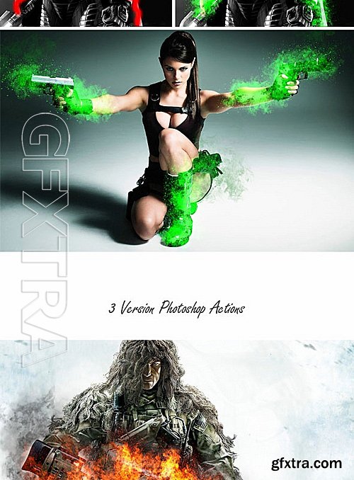 GraphicRiver - Fire Photoshop Actions 15698056