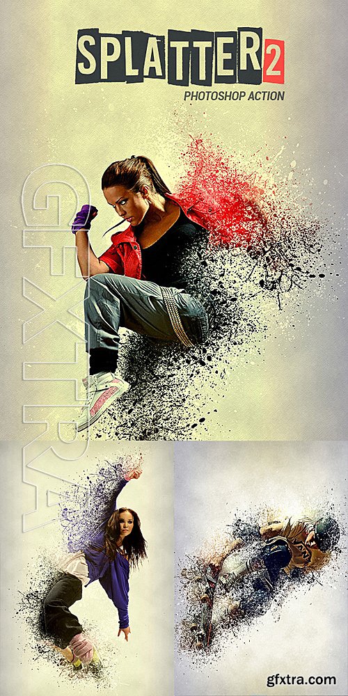 GraphicRiver - Splatter 2 - Photoshop Action 15713159