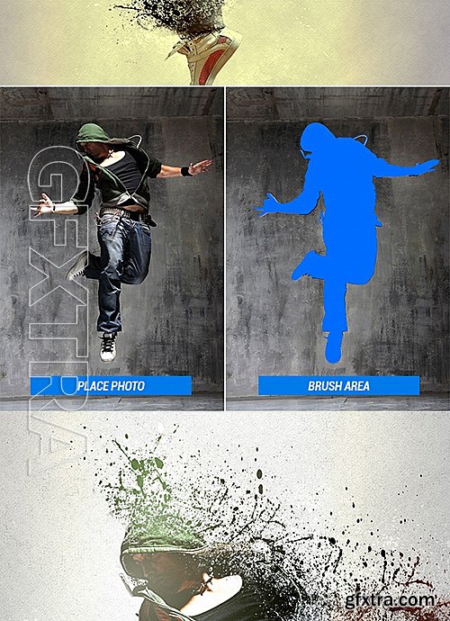 GraphicRiver - Splatter 2 - Photoshop Action 15713159