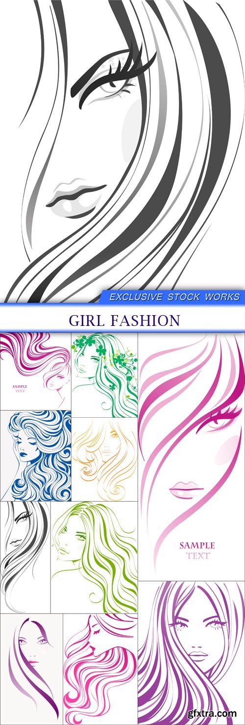 Girl fashion 10X EPS