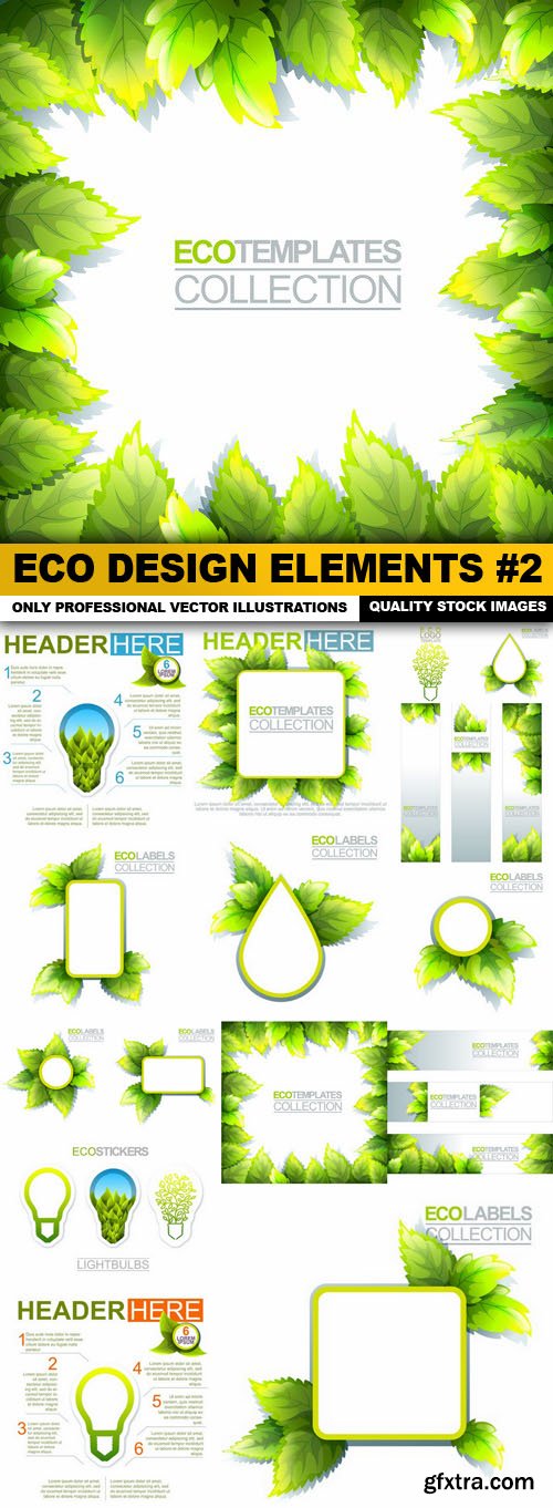 ECO Design Elements #2 - 15 Vector