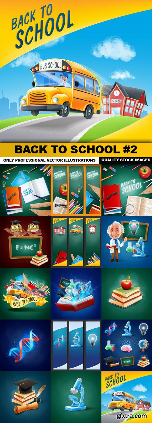 Back To School #2 - 15 Vector