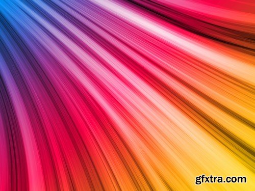 Colorful Lines Abstract Backgrounds - 25x EPS