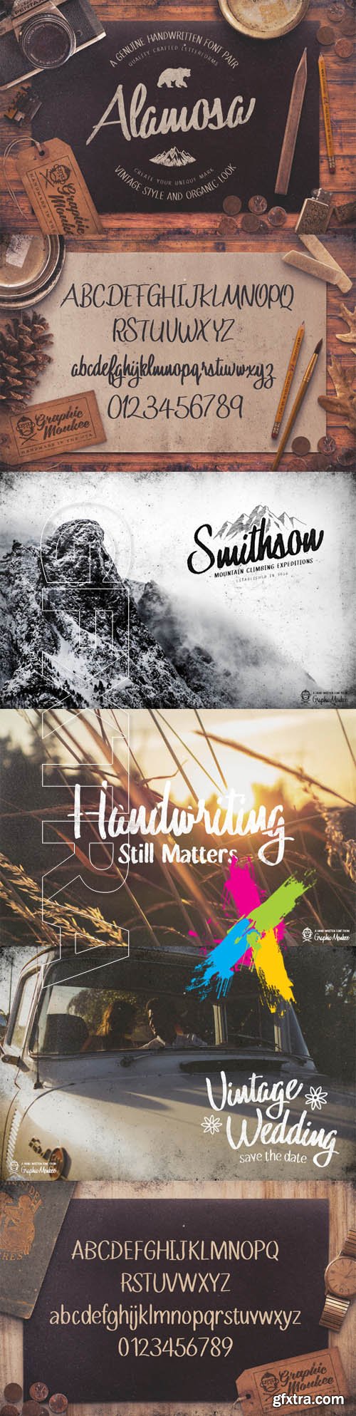 CM - Alamosa - Handwritten Font Pair